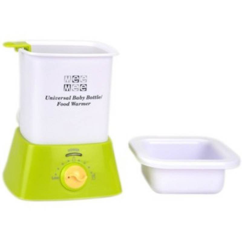 MeeMee Food Warmer (White, Green)